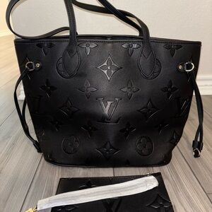 Louis Vuitton Black Monogram Tote Bag